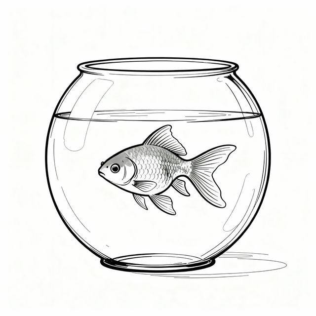 Fish Sketch Easy - AI Generated Art gallery