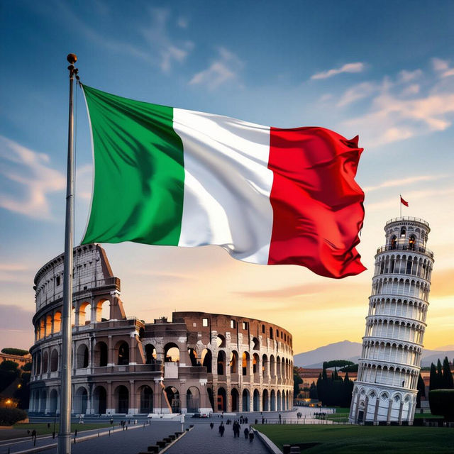 Italian Flag Images - Made With AI gallery