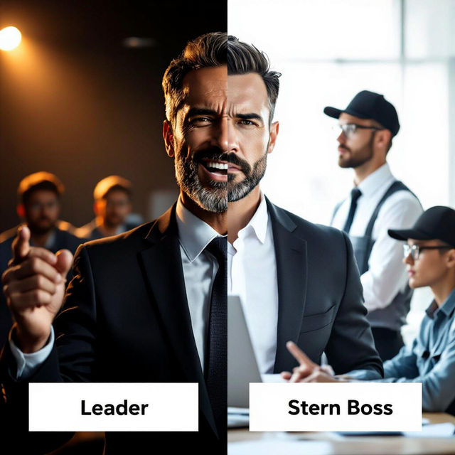 Leader Vs Boss Images - AI Generated gallery