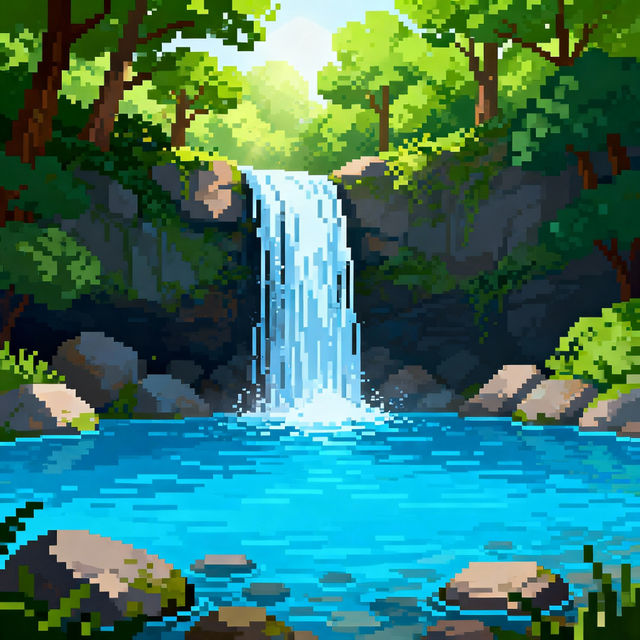 Water Pixel Art gallery