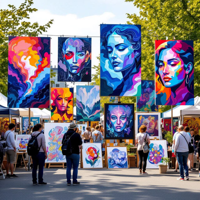 Alki Art Fair Art gallery