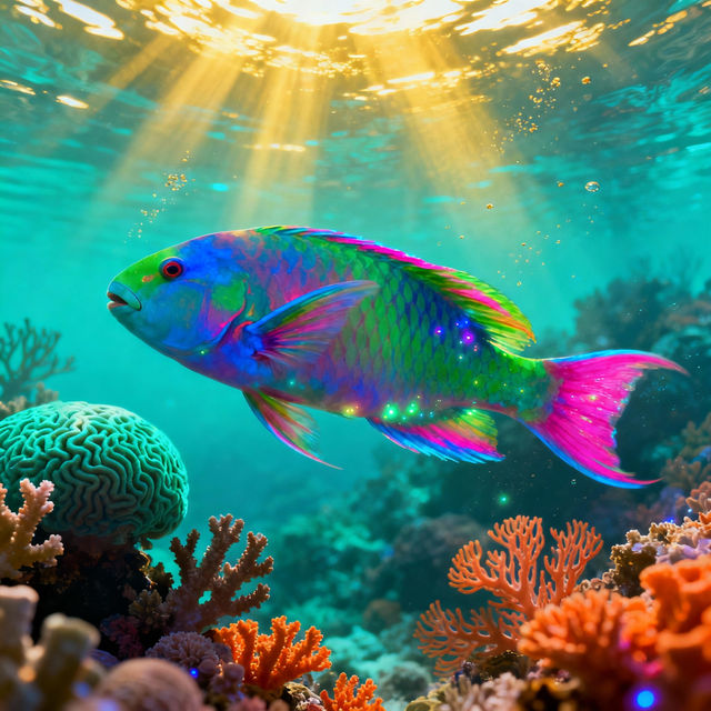 Parrotfish Drawing gallery