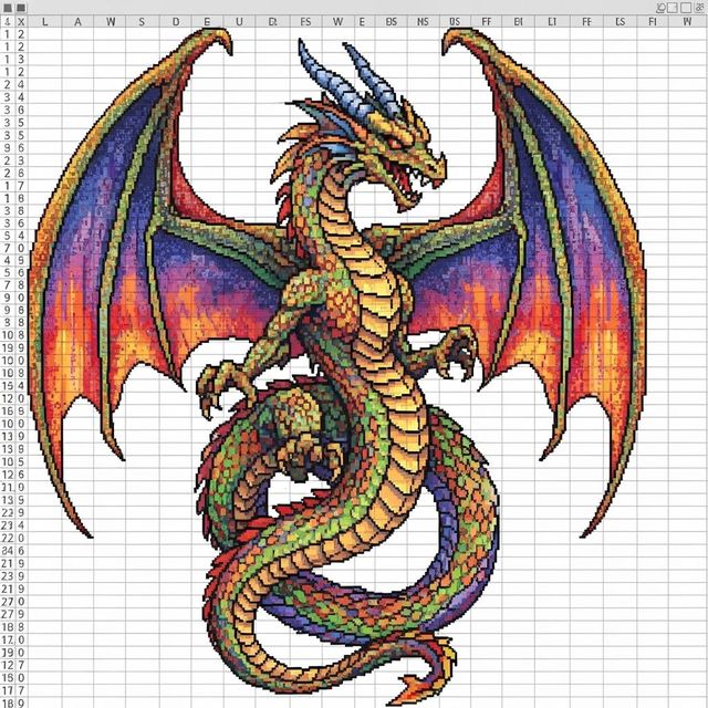 Create Stunning Spreadsheet Pixel Art gallery