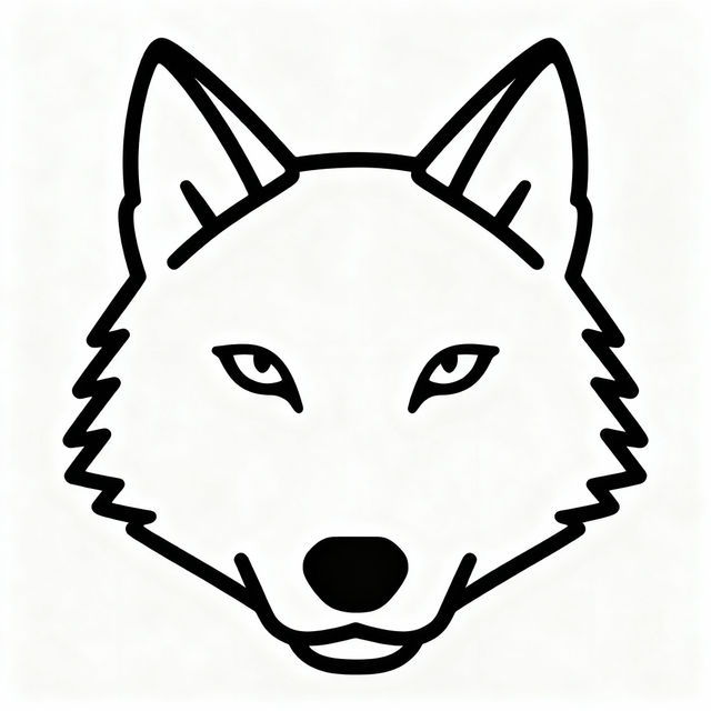 Wolf Head Drawing Easy gallery