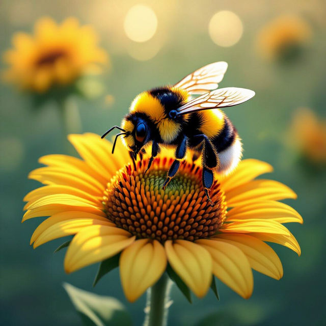 Bumblebee Art - Created With AI gallery
