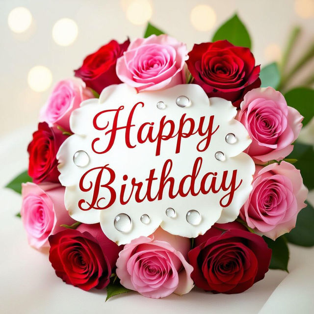 Happy Birthday Rose Images gallery