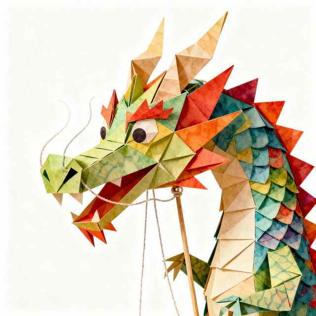 Drawing Paper Dragon Puppet Design Ideas gallery