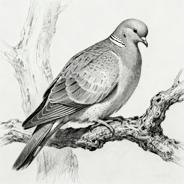Mourning Dove Drawings - AI Generated Art gallery
