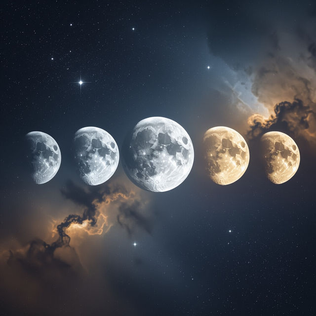 Moon Phases Wallpaper gallery