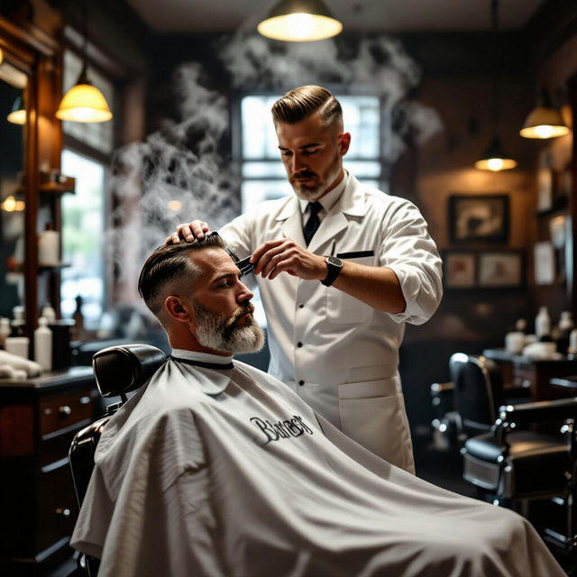 Perfect Image Barber AI Art gallery