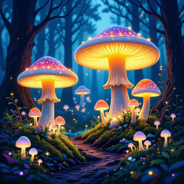 Mushroom Pictures - Created With AI gallery
