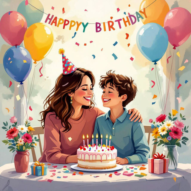 Happy Birthday Son Images From Mom - Made With AI gallery