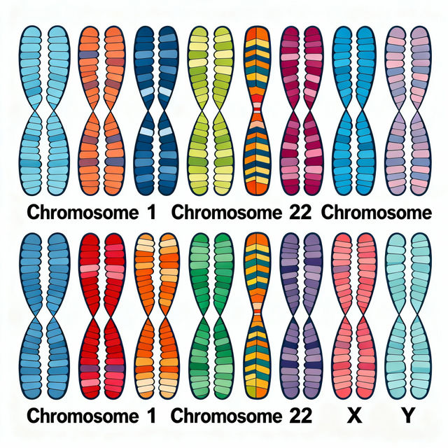 Chromosome Drawings - AI Generated gallery