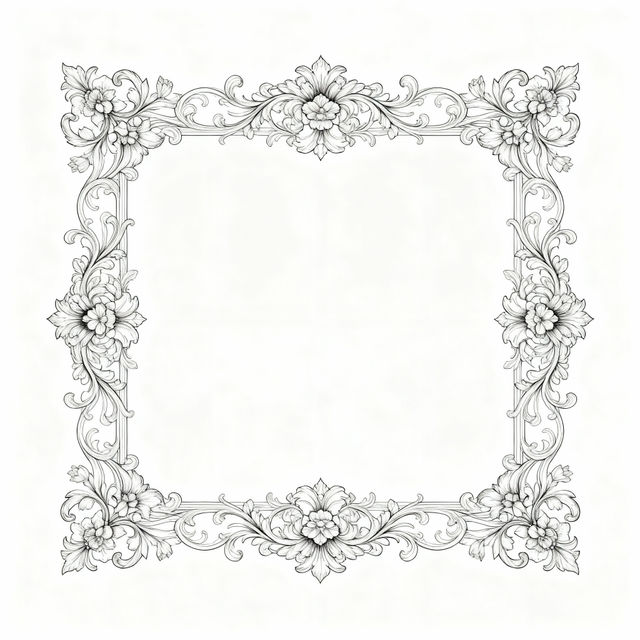 Drawing Frame Art - AI Generated gallery