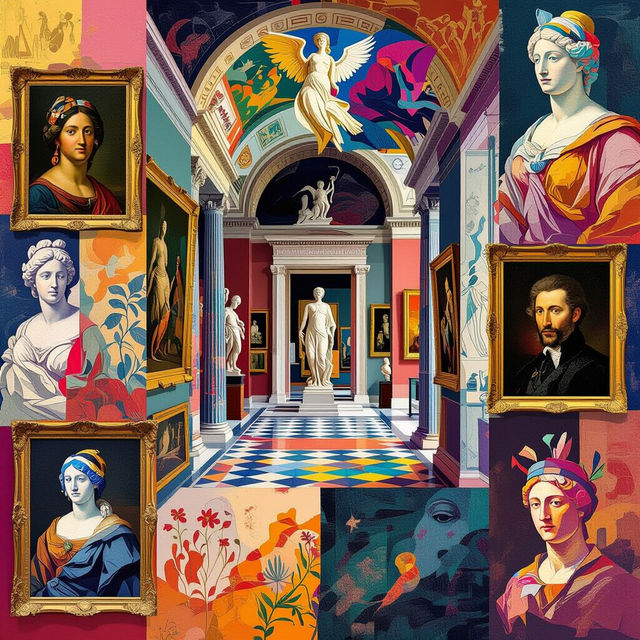 Memphis Brooks Museum of Art Inspired AI Art gallery