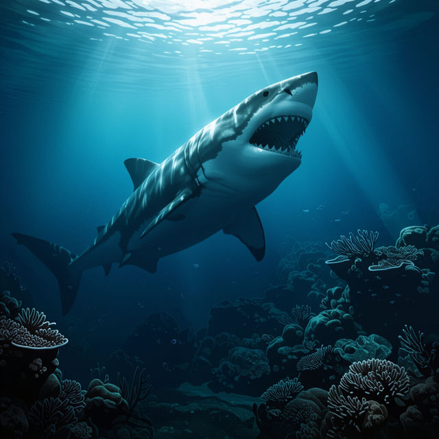 Megalodon Images - Generated by AI gallery
