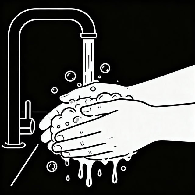 Washing Hands Drawings - AI Generated Art gallery