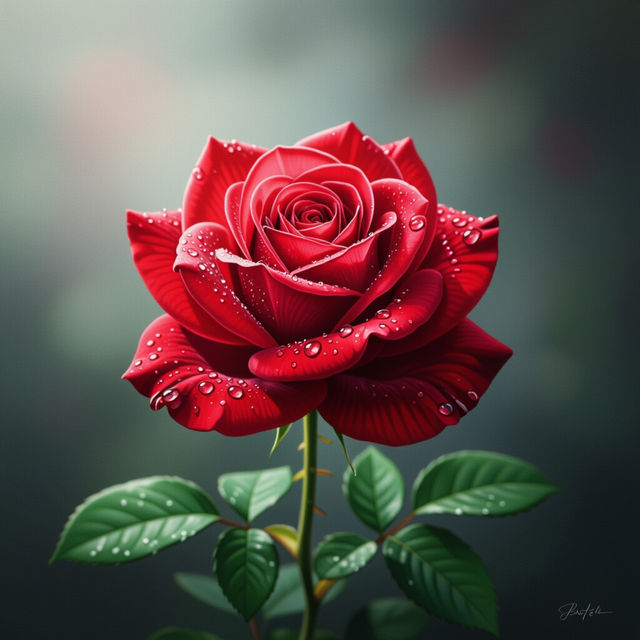 Drawing Roses - AI Art gallery