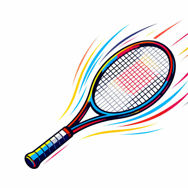 Tennis Racket Clip Art - AI Generated gallery