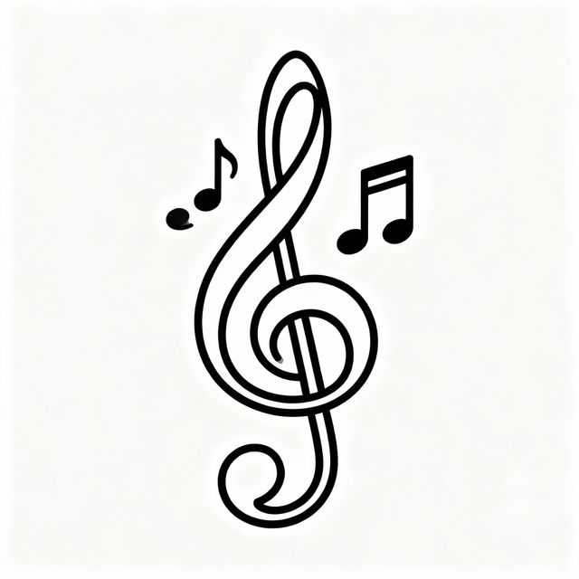 Easy Music Drawings gallery