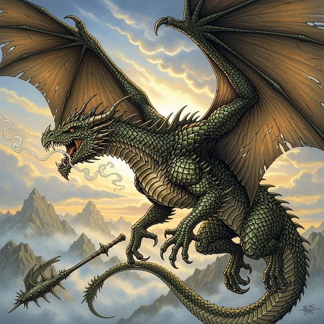 Create Stunning Dragon Drawings With AI gallery