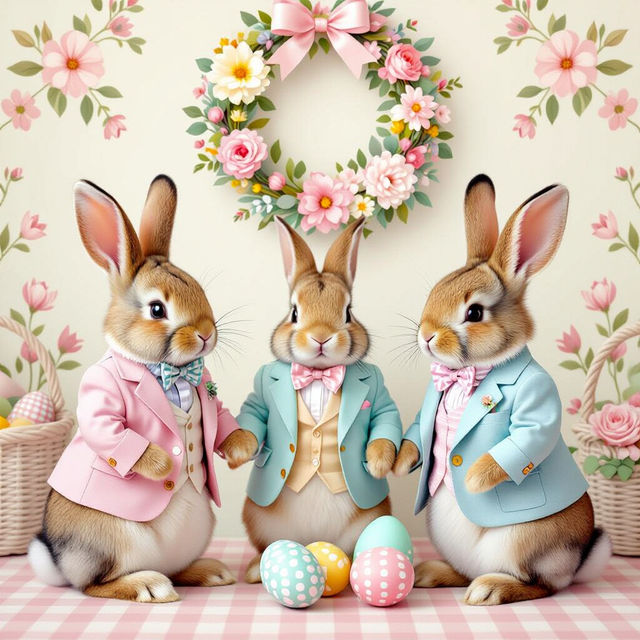Aesthetic Preppy Easter Wallpaper gallery
