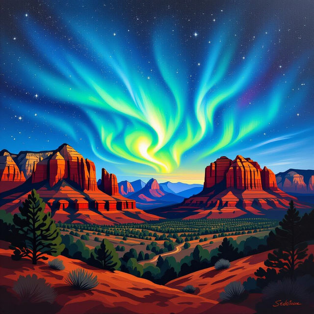 Sedona Art Galleries - AI Generated gallery