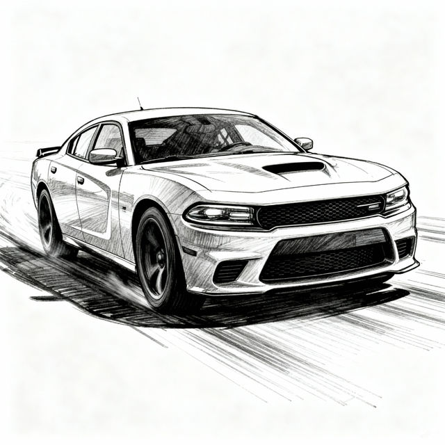 Hellcat Charger Drawings gallery