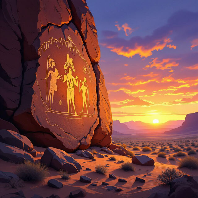 Picture Rock Petroglyphs - AI Generated Art gallery