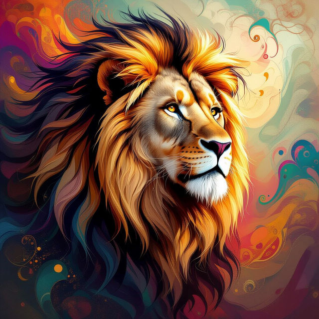 Lion Art - Created With AI gallery