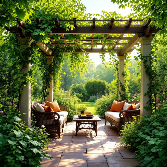 Pergola Pictures - AI Generated gallery