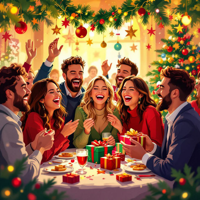 Christmas Party Pictures - Made With AI gallery
