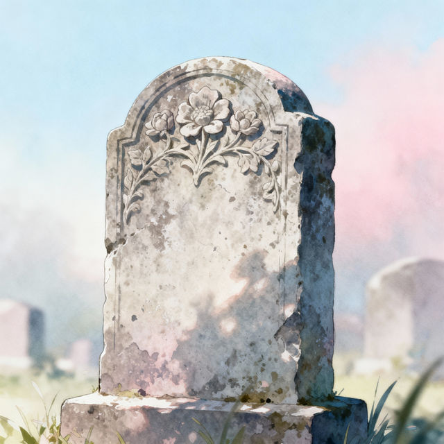 Headstone Drawings - AI Generated Art gallery