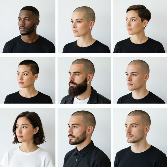 Buzz Cut Hairstyle Images gallery