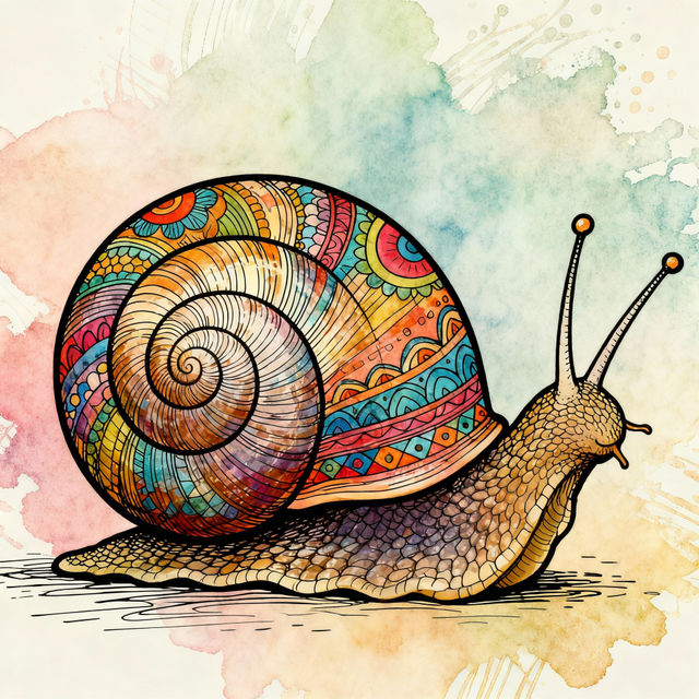 Snail Drawings - AI Generated Art gallery