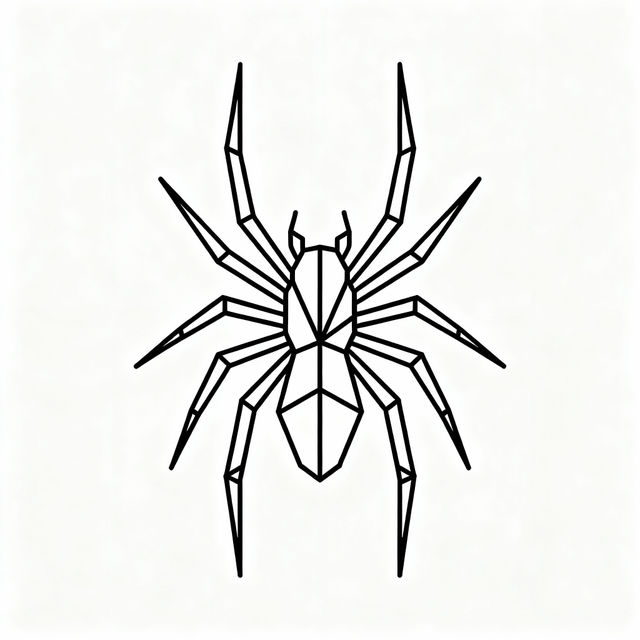 Spider Drawing Simple gallery