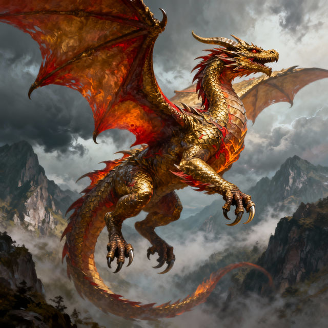 A Drawing Of A Dragon gallery