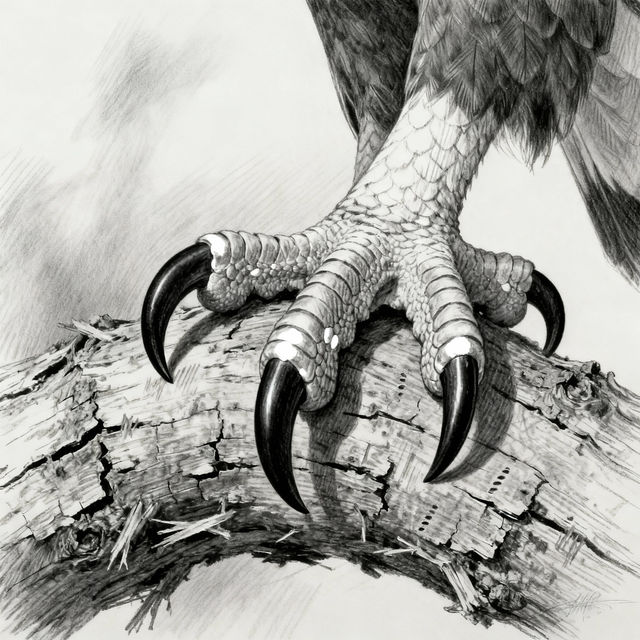 Claws Drawing - AI Generated Art gallery
