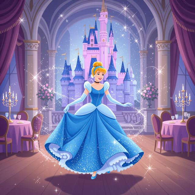 Cinderella Wallpaper - Magical AI Designs gallery