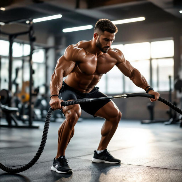 Triceps Rope Pushdown Exercise Images gallery