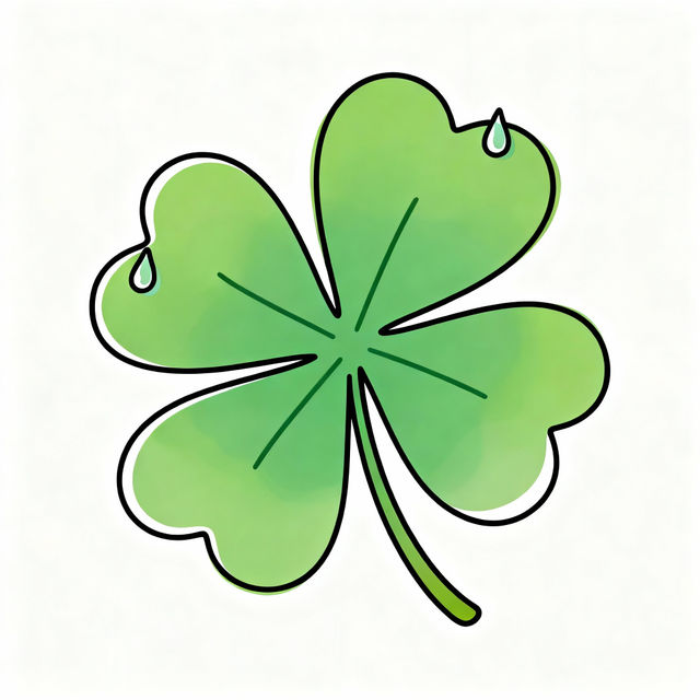 Easy Shamrock Drawings gallery
