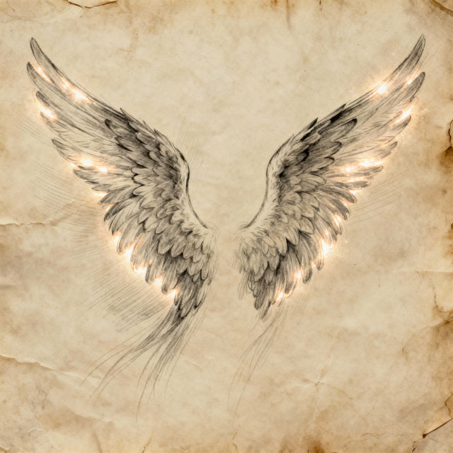 Angel Wings Drawings gallery