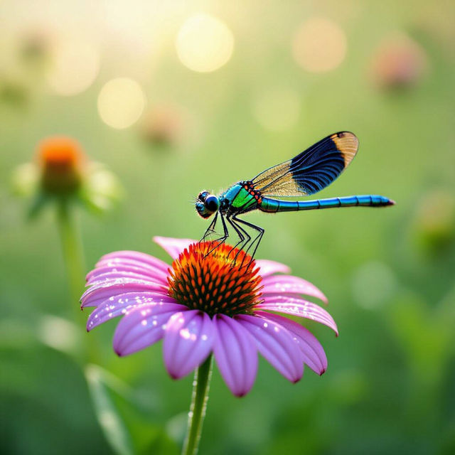 Dragonfly Wallpaper - AI Generated Art gallery