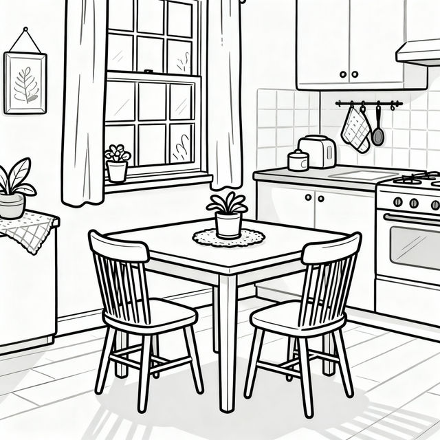 Easy Kitchen Drawings gallery
