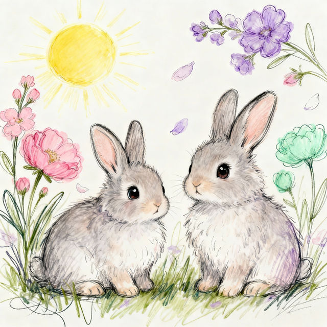 Cute Spring Drawings gallery