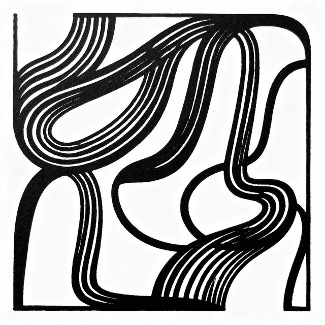 Abstract Line Drawing Art gallery