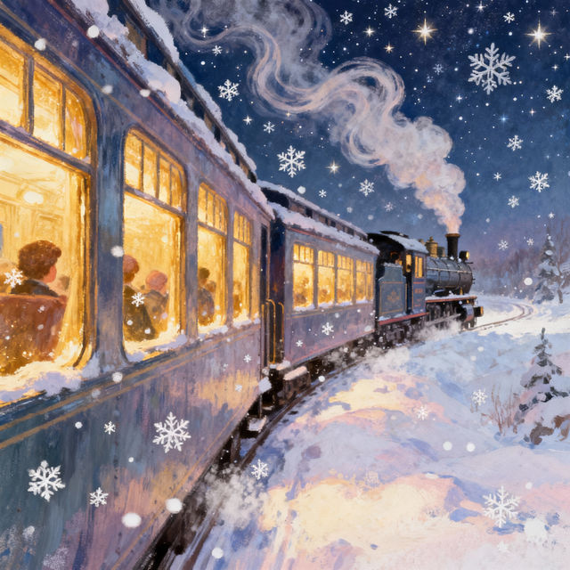 Polar Express Drawings - Made With AI gallery