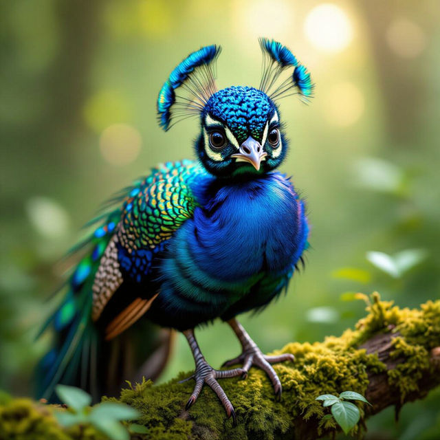 Baby Peacock Images - Made With AI gallery