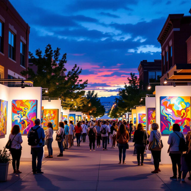 First Friday Art Walk Denver gallery