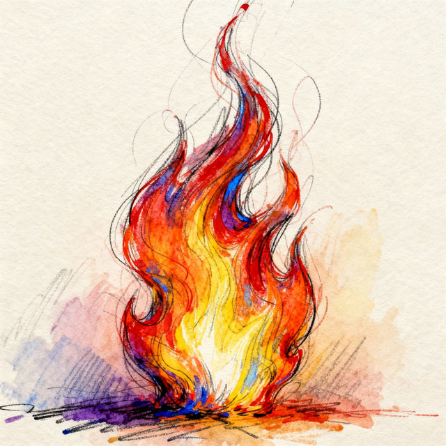 Drawing Flame Art gallery